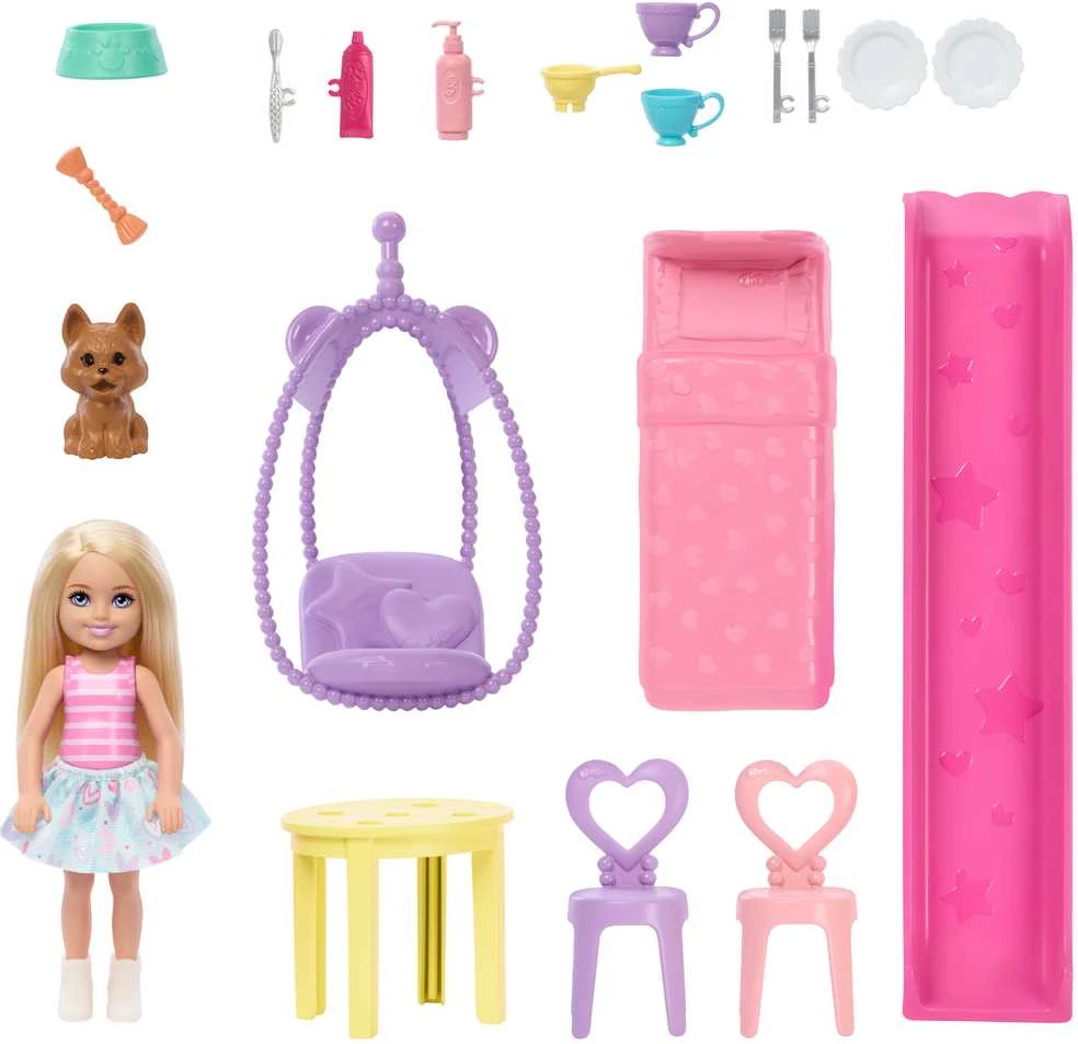 Mattel CHELSEA POP UP vardai (JFW49)