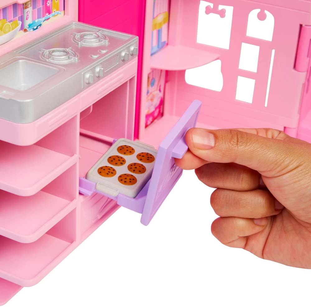 Mattel Rinkinys Barbie Dreamland Weekendowy domek dla lalek komplektas su priedais + lalka