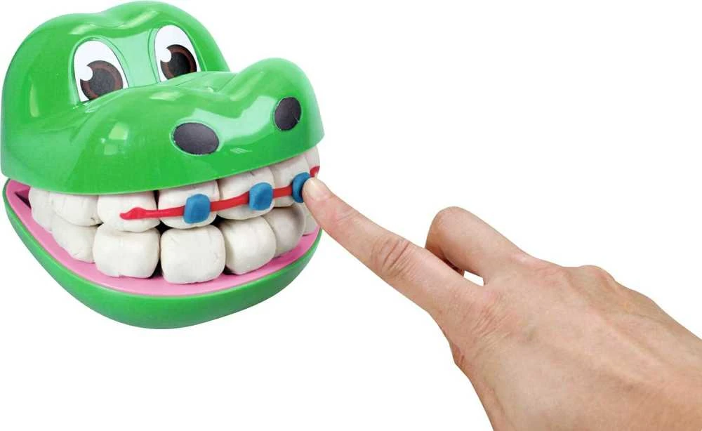 Rinkinys Ciastolina Mały Dentysta Krokodyl + priedai