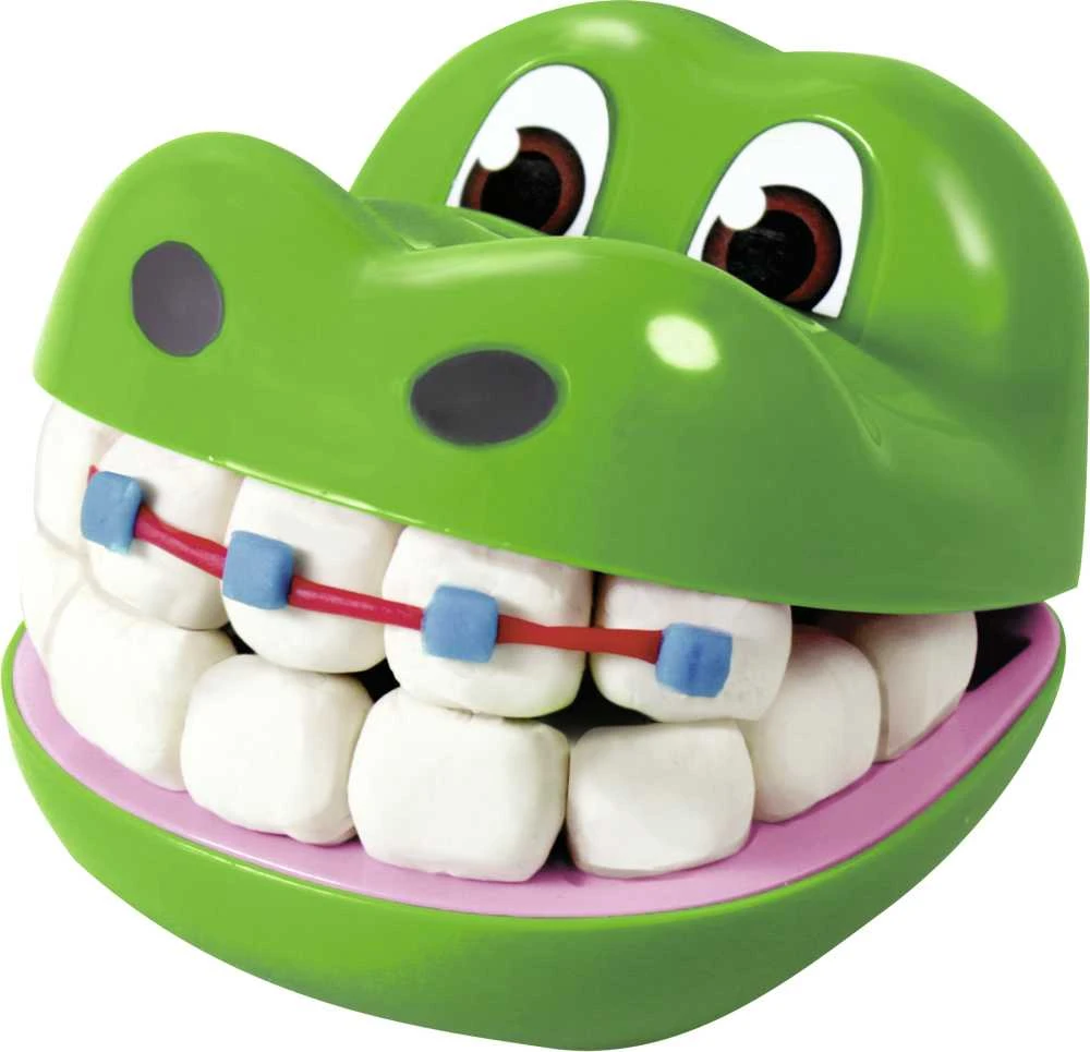 Rinkinys Ciastolina Mały Dentysta Krokodyl + priedai