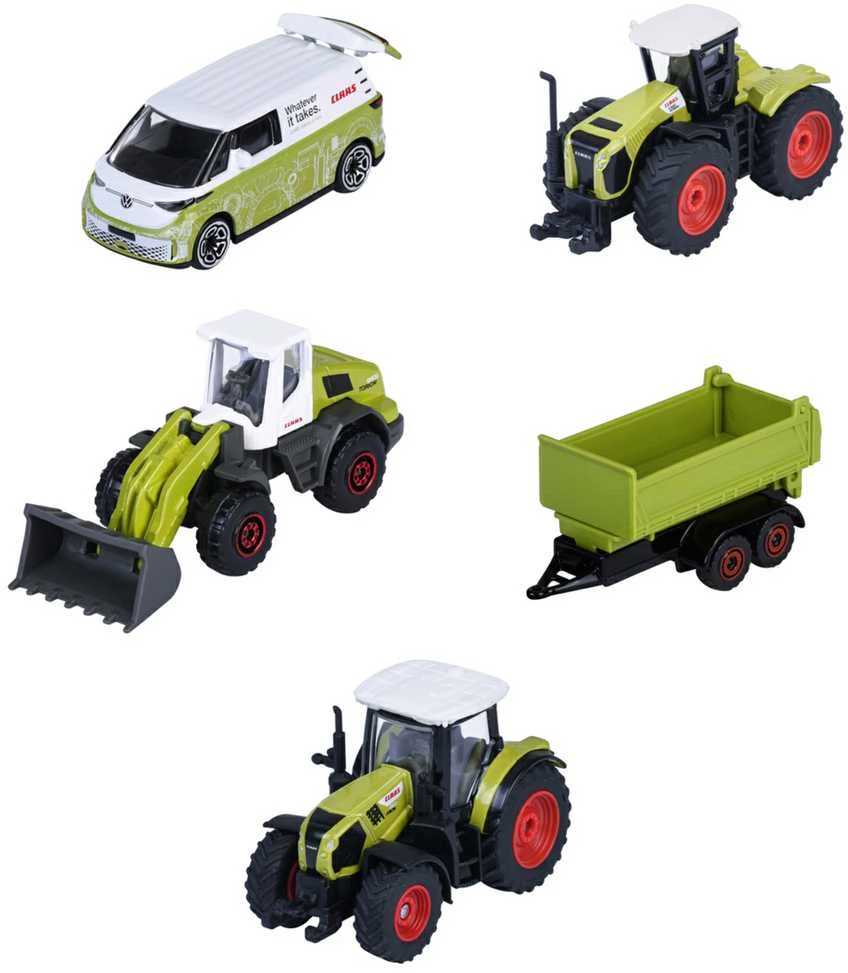 „Majorette“ – „Claas Farm“ 5 dalių dovanų rinkinys (8503105002)
