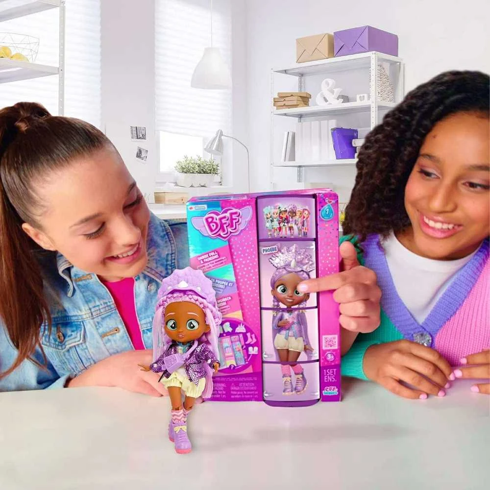 Lėlė su priedais Tm Toys Cry Babies BFF Phoebe