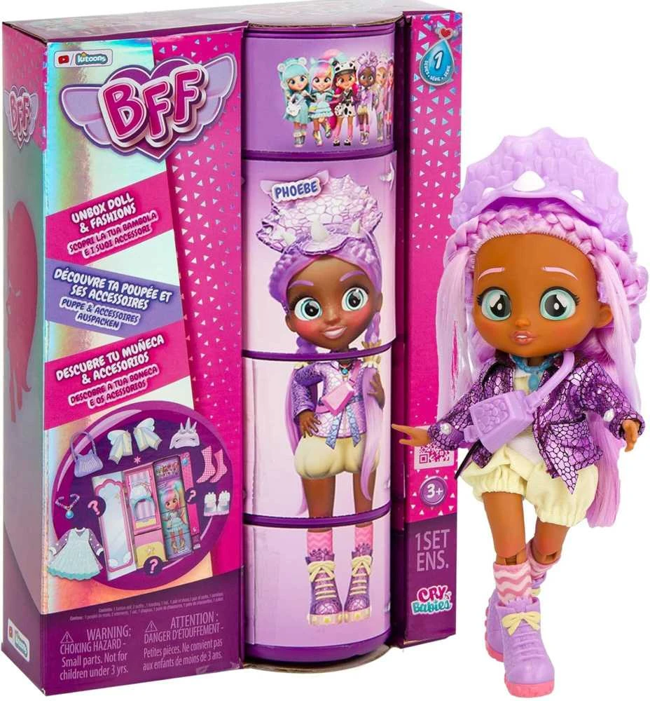 Lėlė su priedais Tm Toys Cry Babies BFF Phoebe
