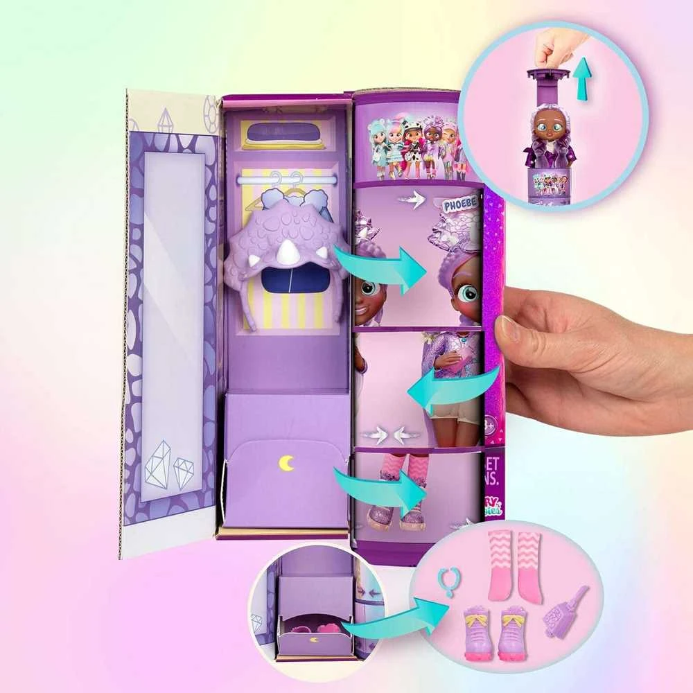 Lėlė su priedais Tm Toys Cry Babies BFF Phoebe