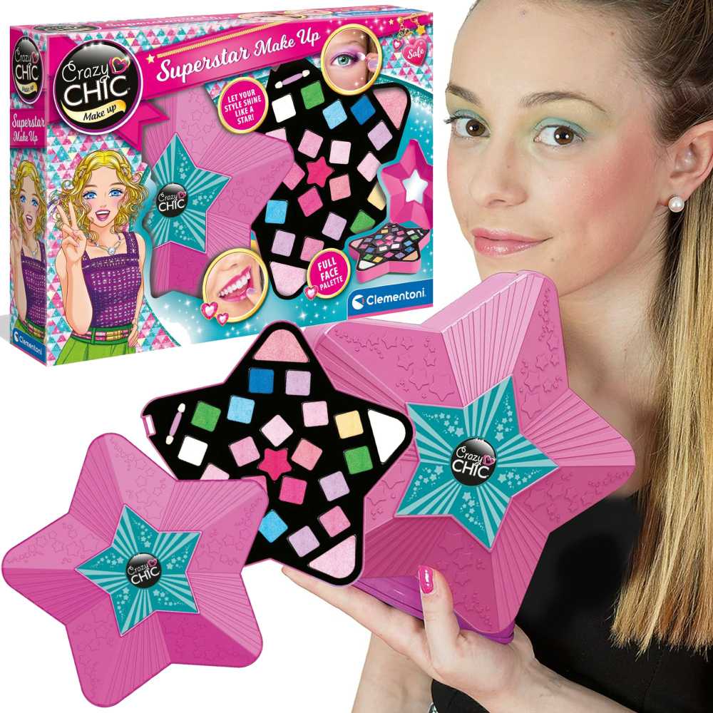 CRAZY CHIC SUPER STAR MAKE UP CLEMENTONI paletė
