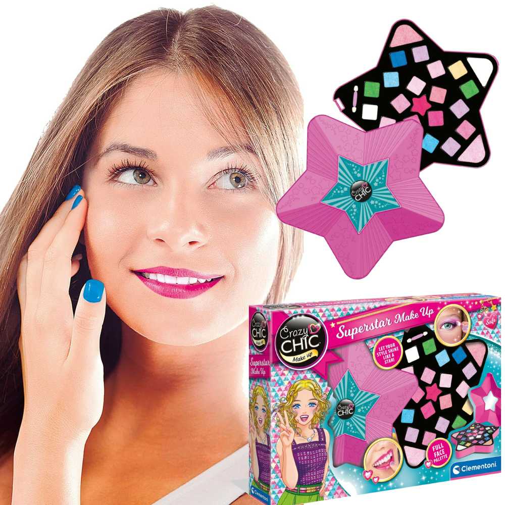 CRAZY CHIC SUPER STAR MAKE UP CLEMENTONI paletė