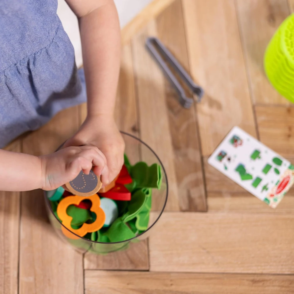 Salotų ruošimo rinkinys vaikams, medžiaginis, 28 elementai Melissa&Doug