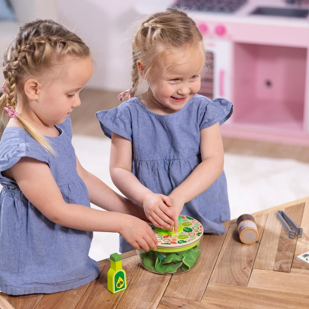 Salotų ruošimo rinkinys vaikams, medžiaginis, 28 elementai Melissa&Doug