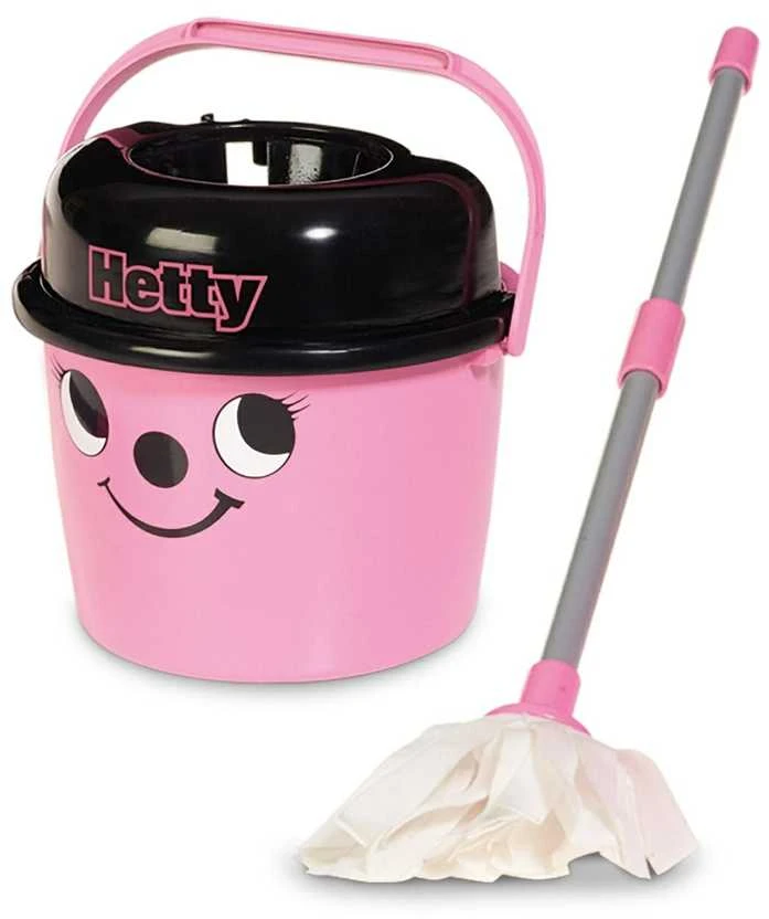 Rinkinys Valymo Šluostė Ir Kibiras Hetty Vaikams Casdon 42 cm