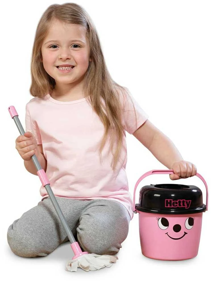 Rinkinys Valymo Šluostė Ir Kibiras Hetty Vaikams Casdon 42 cm