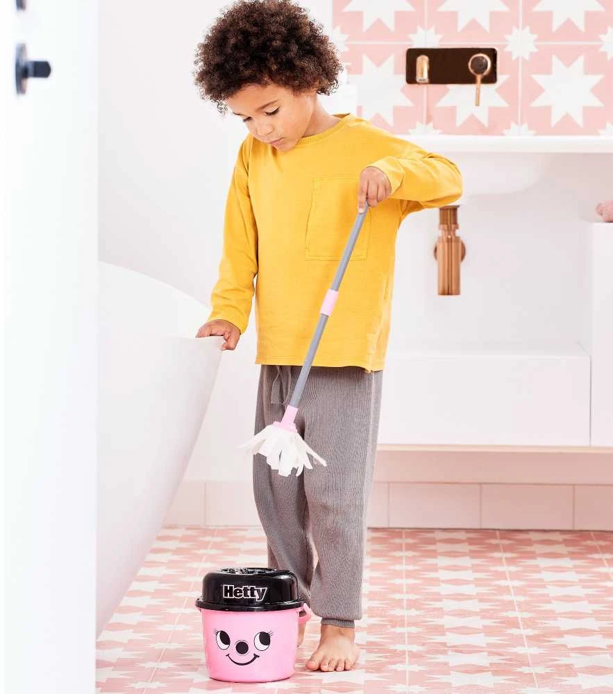 Rinkinys Valymo Šluostė Ir Kibiras Hetty Vaikams Casdon 42 cm