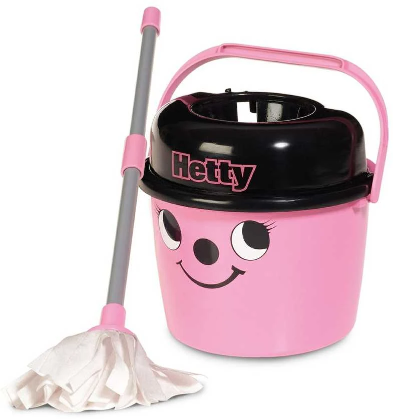 Rinkinys Valymo Šluostė Ir Kibiras Hetty Vaikams Casdon 42 cm