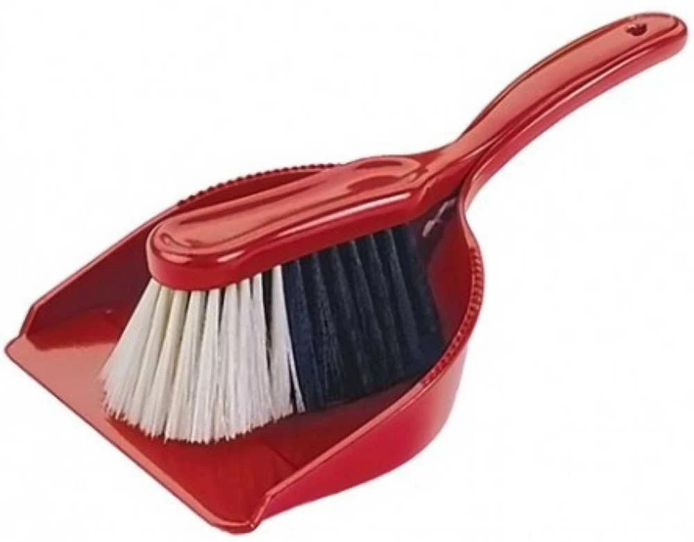 *KLEIN szufelka ze zmiotką, raudona, 3+