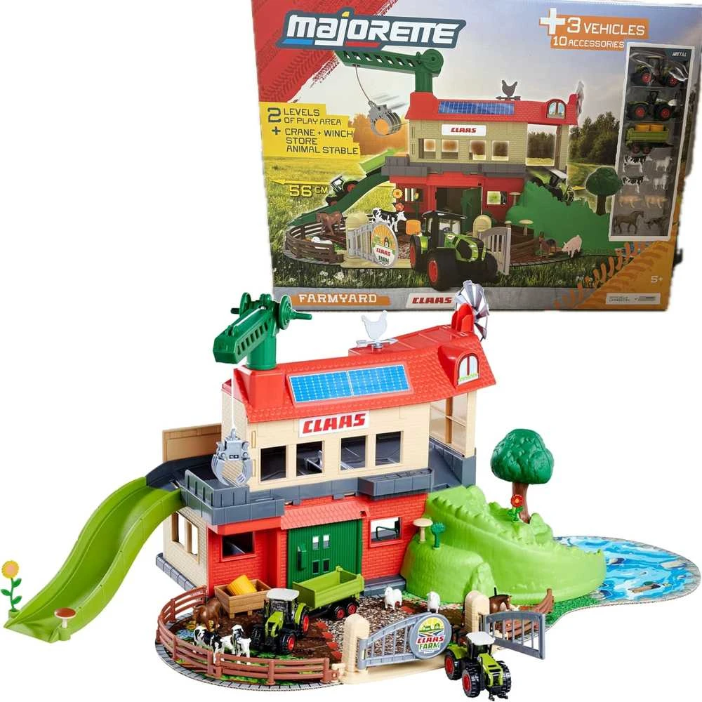 Majorette – Farmyard + 3 Vehicles (8503009000)