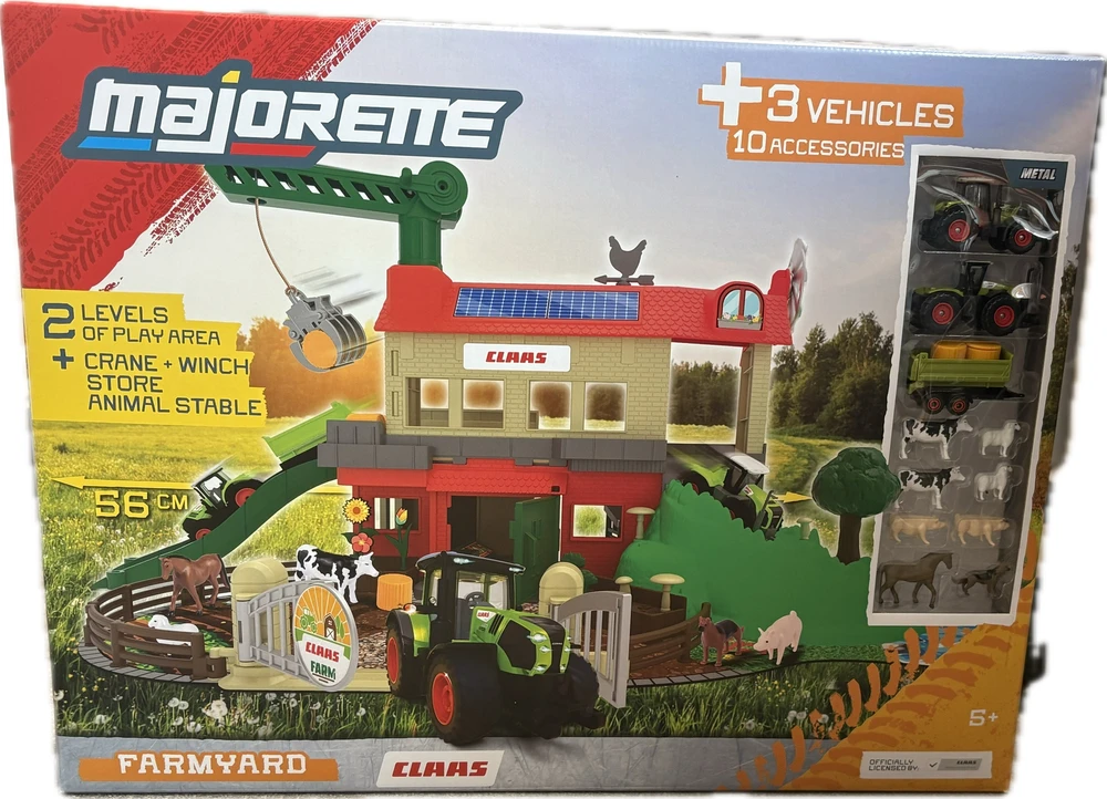 Majorette – Farmyard + 3 Vehicles (8503009000)