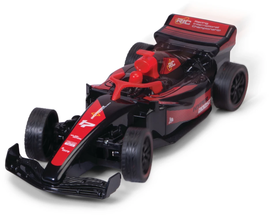 Dickie Rinkinys dwóch samochodów wyścigowych zdalnie sterowanych RC Speed Racers + Światła i pachołki