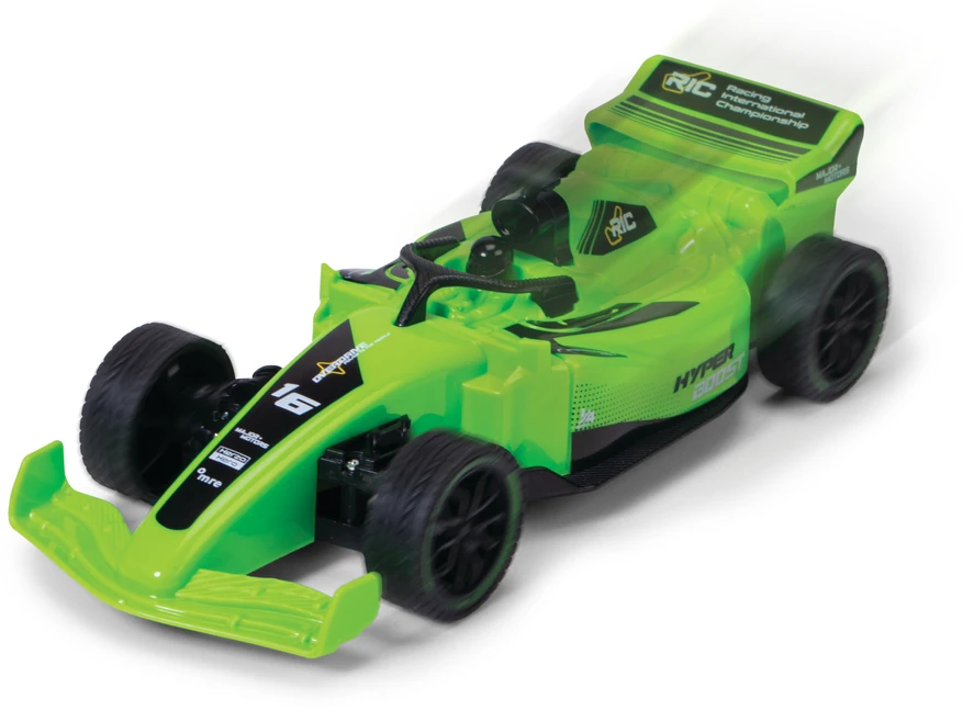 Dickie Rinkinys dwóch samochodów wyścigowych zdalnie sterowanych RC Speed Racers + Światła i pachołki