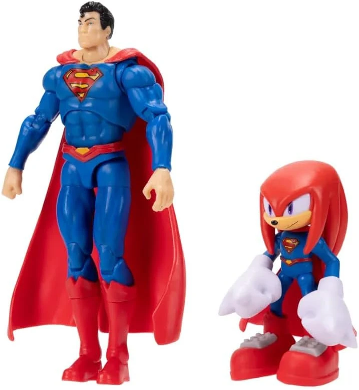Jakks Pacific Rinkinio figūrėlė Knuckles x Superman Sonic the Hedgehog x DC Comics