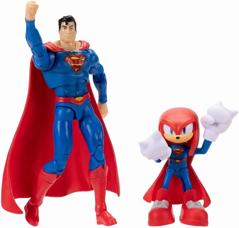 Jakks Pacific Rinkinio figūrėlė Knuckles x Superman Sonic the Hedgehog x DC Comics