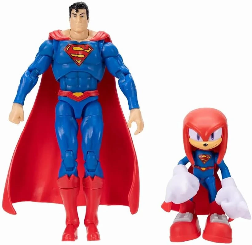 Jakks Pacific Rinkinio figūrėlė Knuckles x Superman Sonic the Hedgehog x DC Comics