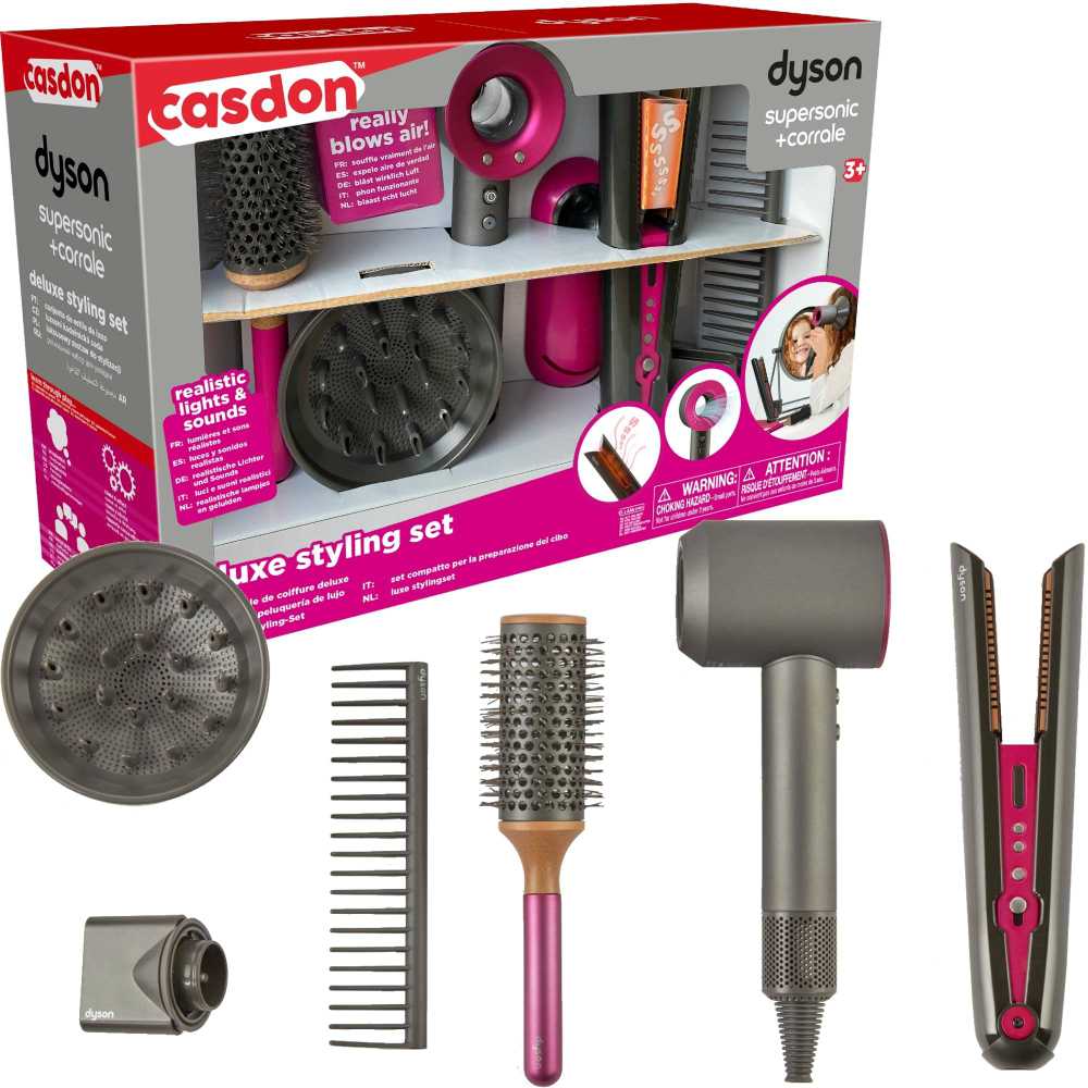 DYSON SUPERSONIC ir CORRALE žaislinis plaukų modeliavimo rinkinys