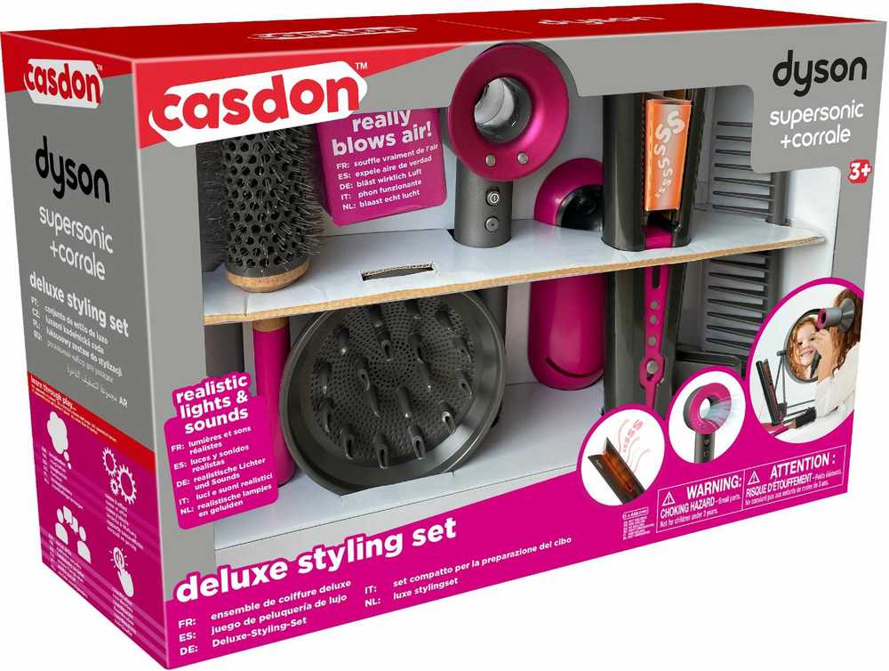 DYSON SUPERSONIC ir CORRALE žaislinis plaukų modeliavimo rinkinys