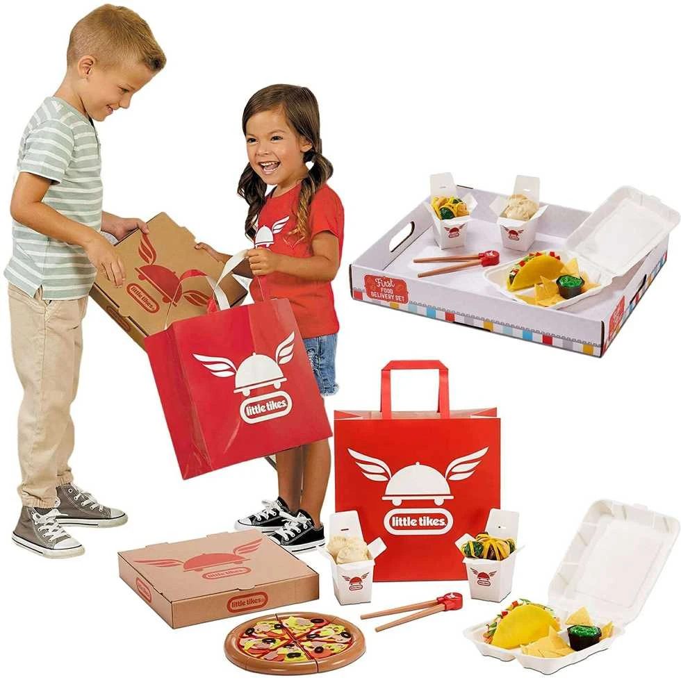 Little Tikes Mega maisto išsinešimui rinkinys su 200 priedų