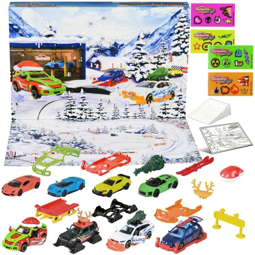 Majorette advento kalendorius su žaisliniais automobiliais