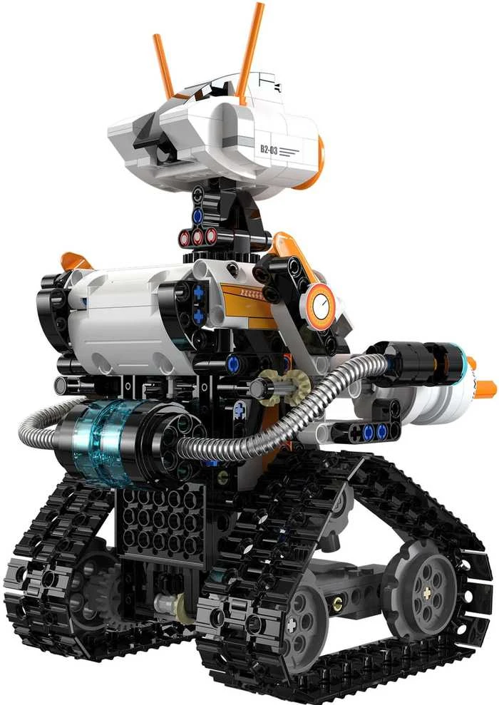 Rinkinys CaDA statybiniai blokai Nuotolinio valdymo Z.BOT kodo robotas RC programavimas Robotika LED šviesa 462 dalys