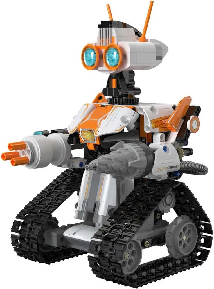 Rinkinys CaDA statybiniai blokai Nuotolinio valdymo Z.BOT kodo robotas RC programavimas Robotika LED šviesa 462 dalys