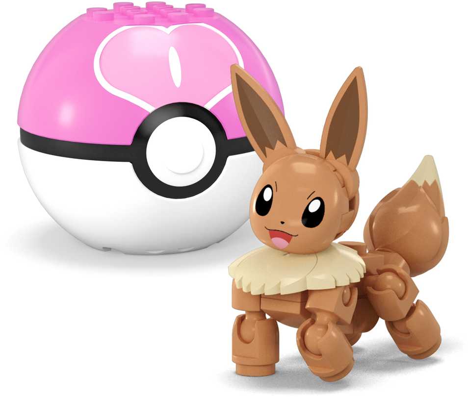 Mega Pokemon Charmander Evee Poke Balle rinkinys