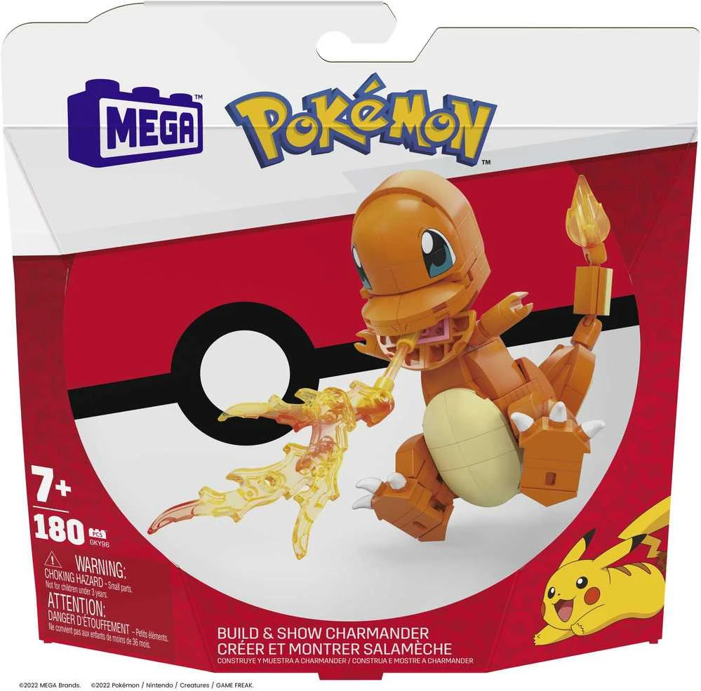 Mattel MEGA CONSTRUX POKEMON rinkinys – Charmander (GKY96)