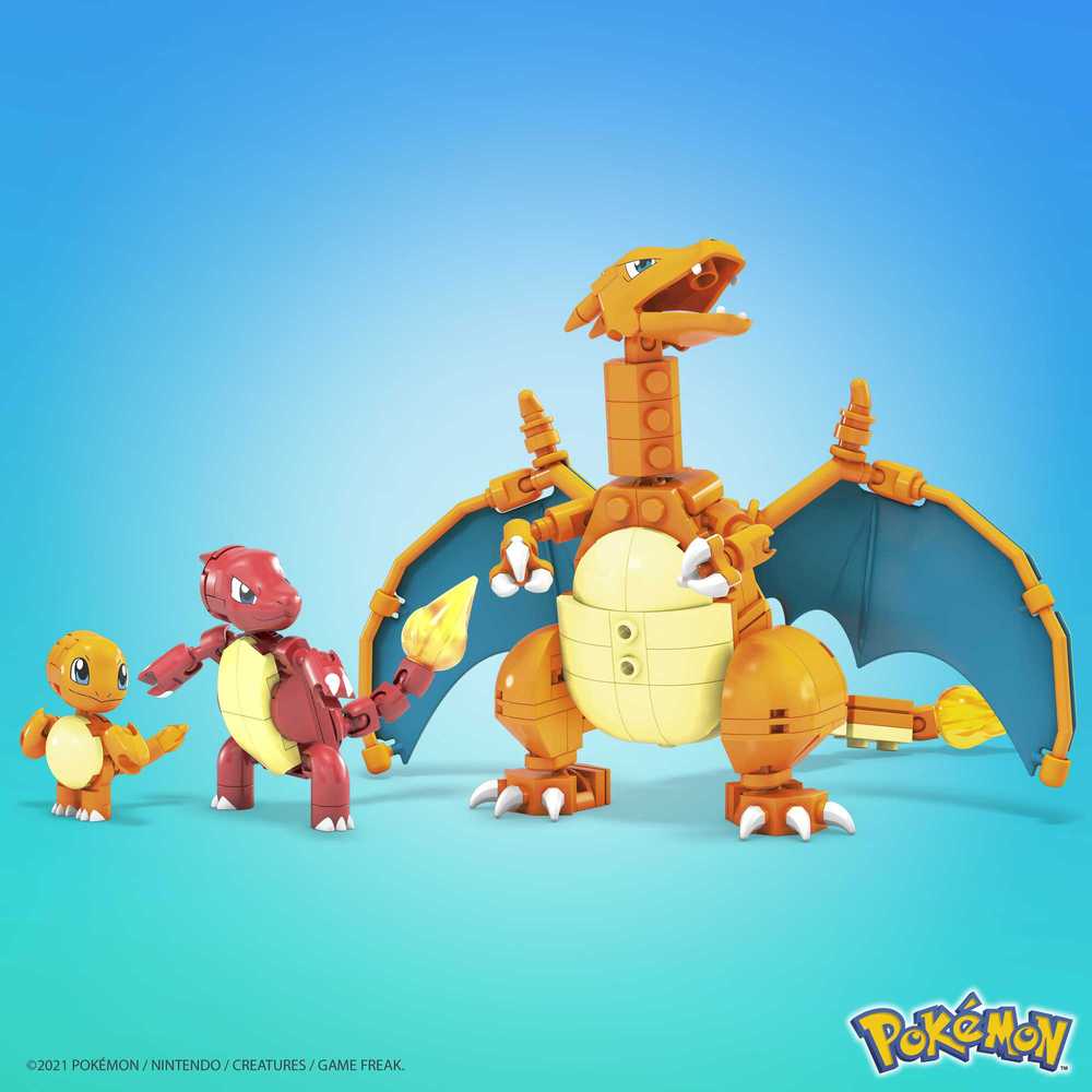 Mattel „Mega Construx Pokemon“ rinkinys „Charmander evoliucija“
