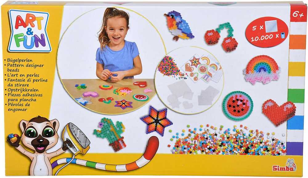 Simba Art&Fun Gift lyginimo karoliukų rinkinys 10 000 vnt.
