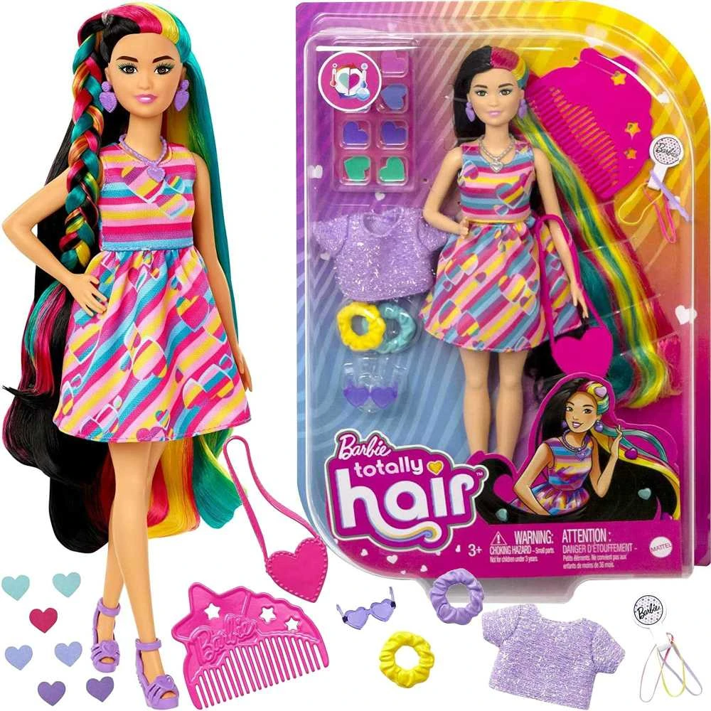 Barbie Totaly Hair lėlė azijietė