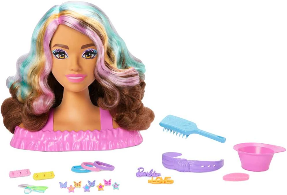 Lėlė Barbie Deluxe Styling Head Brown Hair JFG82