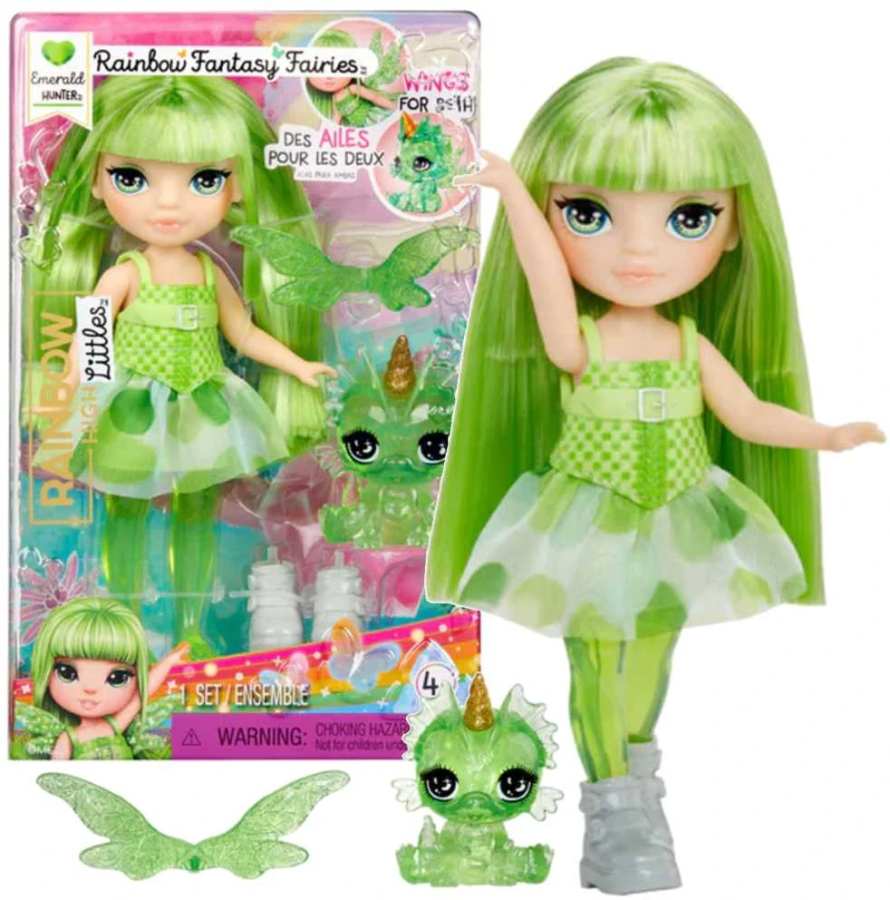 Rainbow High Fantasy Emerald lėlė – su smaragdo spalvos akimis (543404/4)