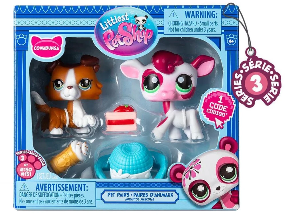 Rinkinys Littlest Pet Shop Cowabunga figūrėlės ir aksesuarai