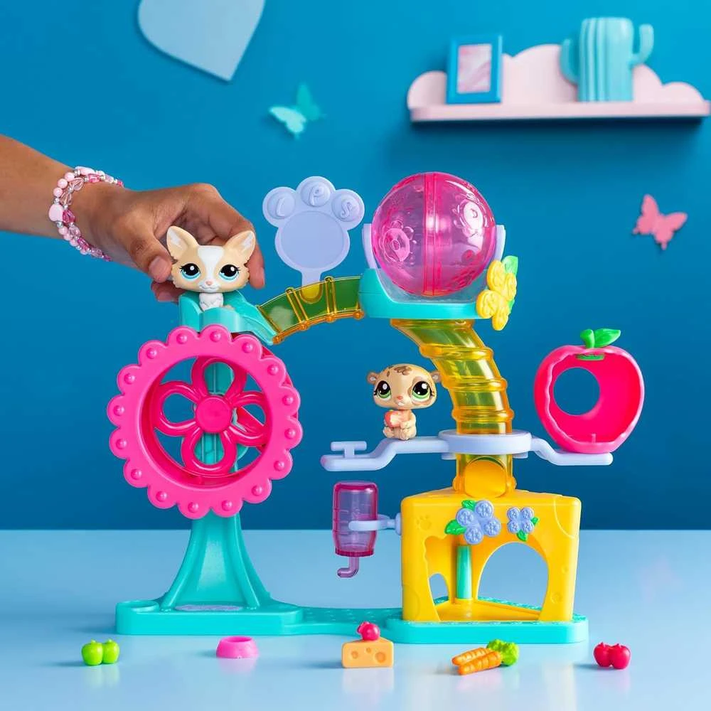 TM Toys LITTLEST PET SHOP rinkinys Linksmybių fabriko žaidimų aikštelė