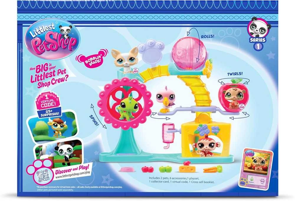 TM Toys LITTLEST PET SHOP rinkinys Linksmybių fabriko žaidimų aikštelė