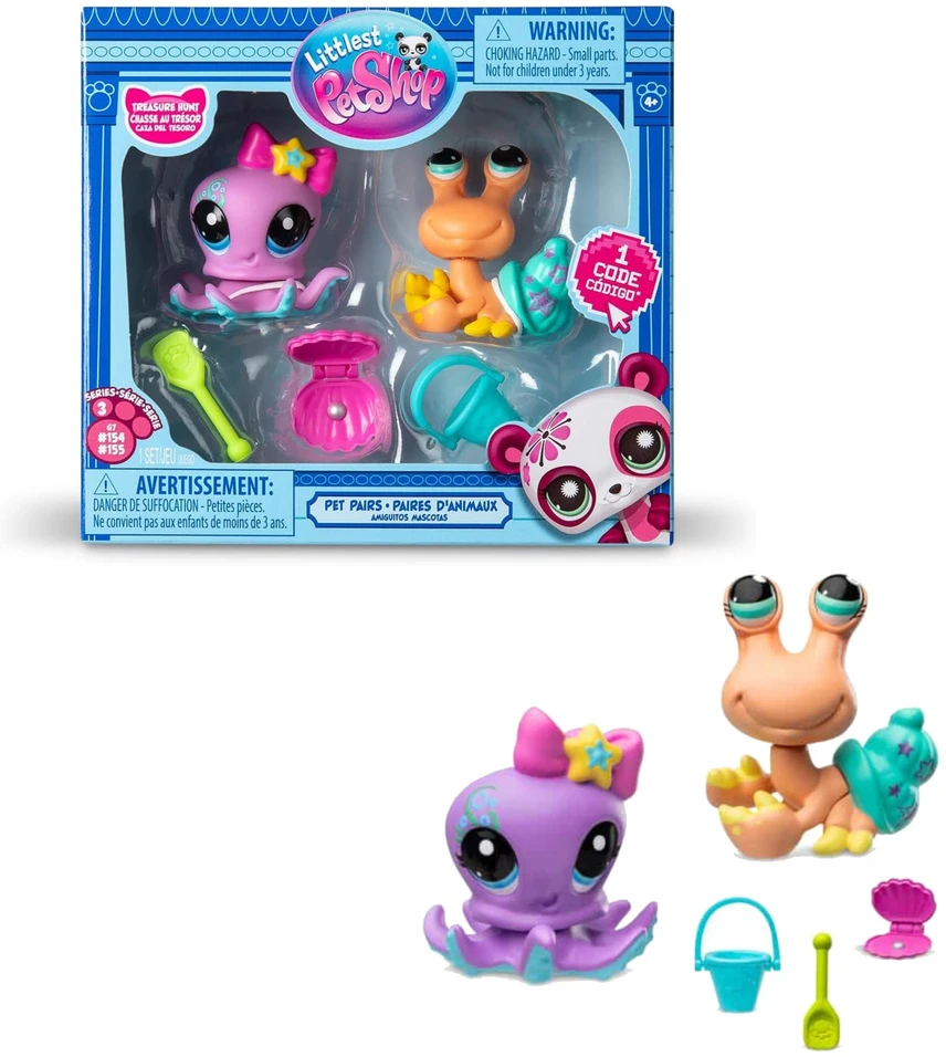 Littlest Pet Shop rinkinys Treasure Hunt figūrėlės ir aksesuarai