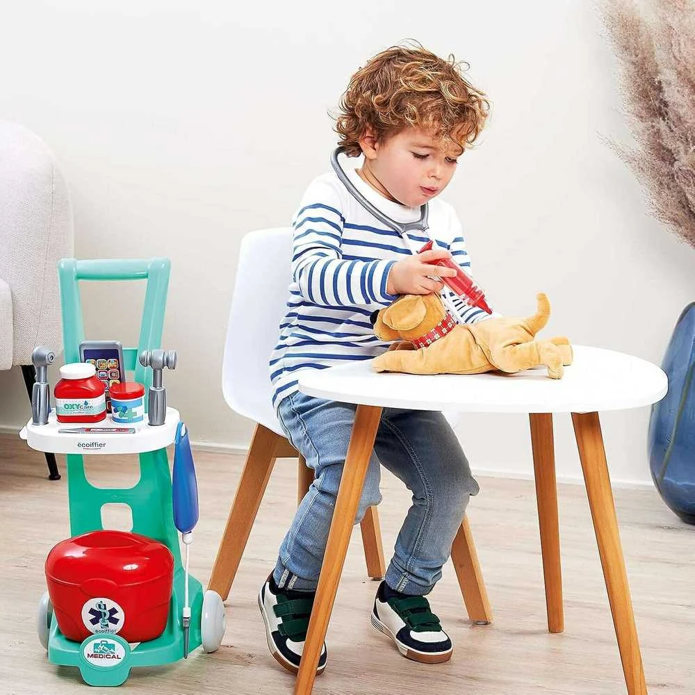 Simba Little Doctor's Set Gydytojo vežimėlis apžiūros įrankių dėžei 12 vnt