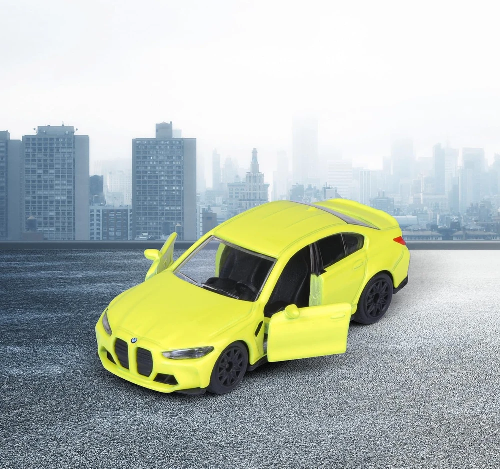 Žaislinis BMW salonas su automobiliu Majorette