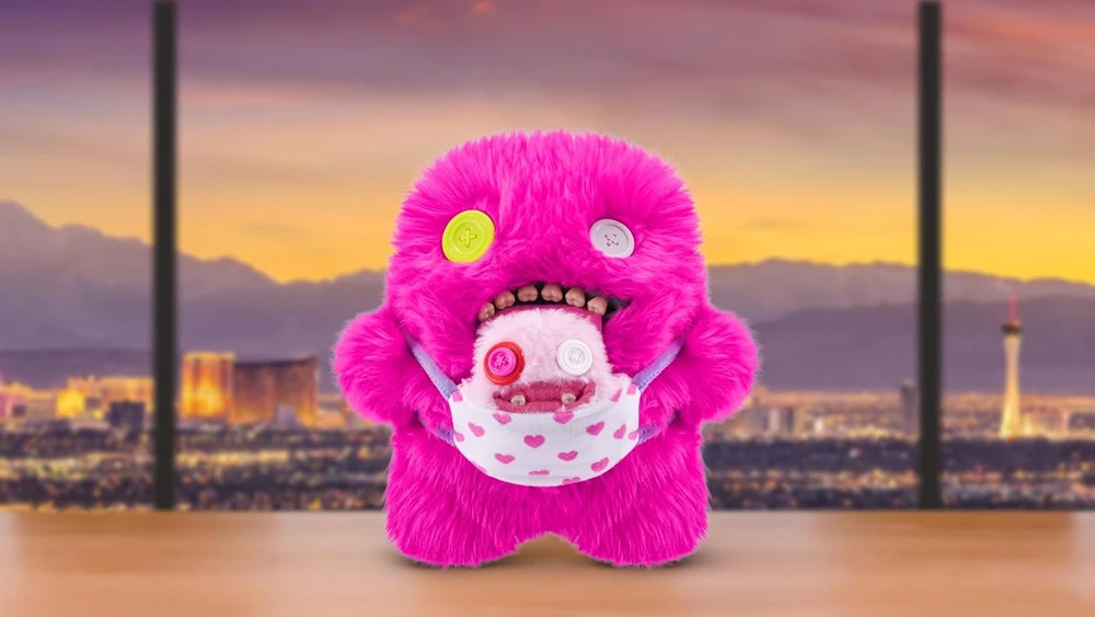 Maskotės rinkinys Fuggler Mini Rascals Oogah Boogah + Baby Fugg