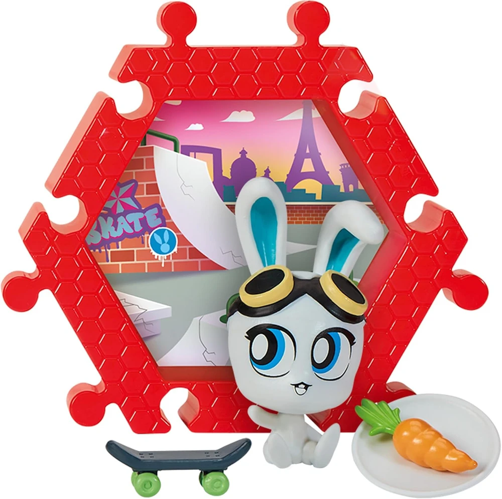 Rinkinys Miraculous Biedronka i Juodas Kot Shack Stack Surprise Mini Domek su Figurką Kwami i Akcesoriami