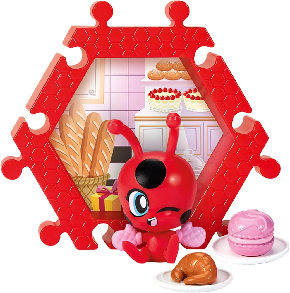 Rinkinys Miraculous Biedronka i Juodas Kot Shack Stack Surprise Mini Domek su Figurką Kwami i Akcesoriami