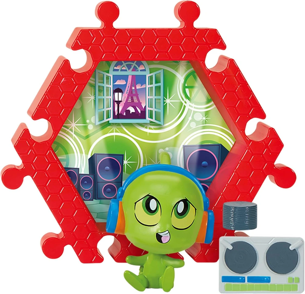 Rinkinys Miraculous Biedronka i Juodas Kot Shack Stack Surprise Mini Domek su Figurką Kwami i Akcesoriami