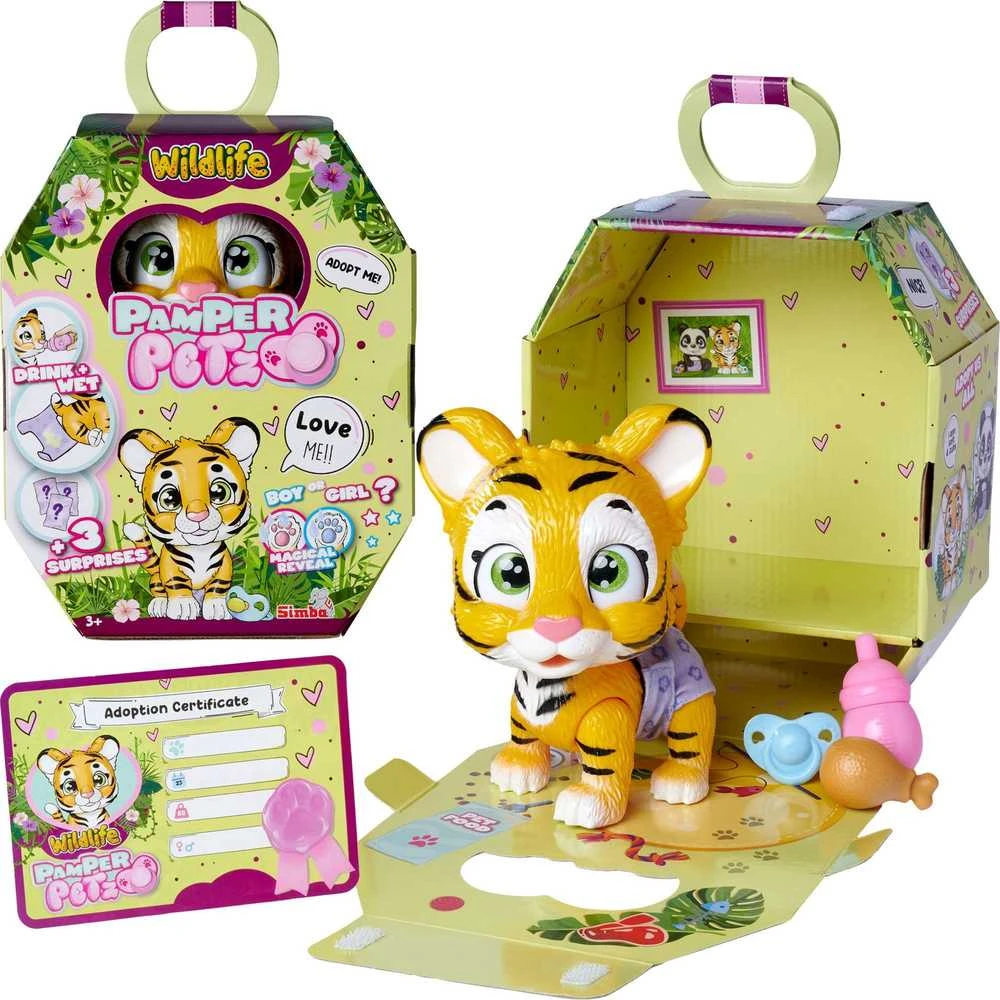 Gyvunėlis Simba Pamper Petz Tigras 15 cm