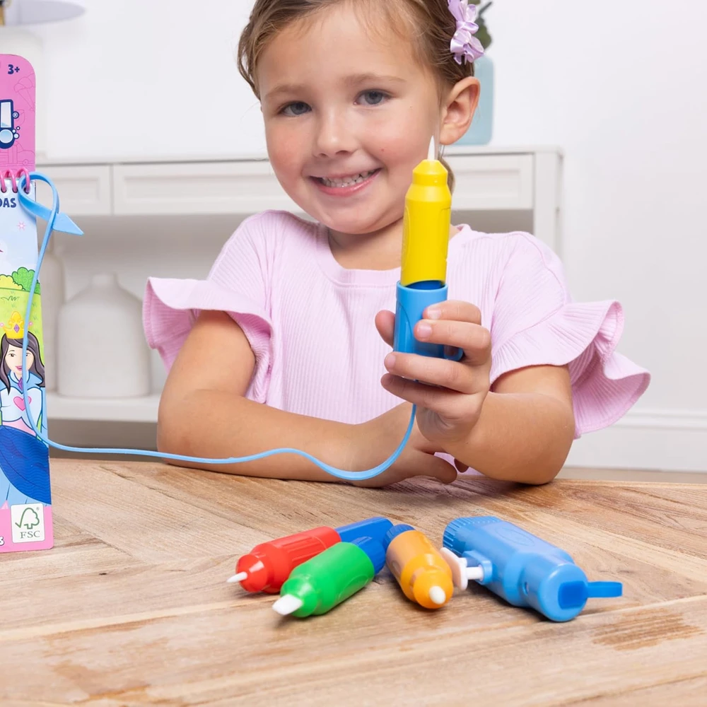 Vandeninių rašiklių ir purkštuvo rinkinys Vanduo WOW! Pen Pack 4 vnt.