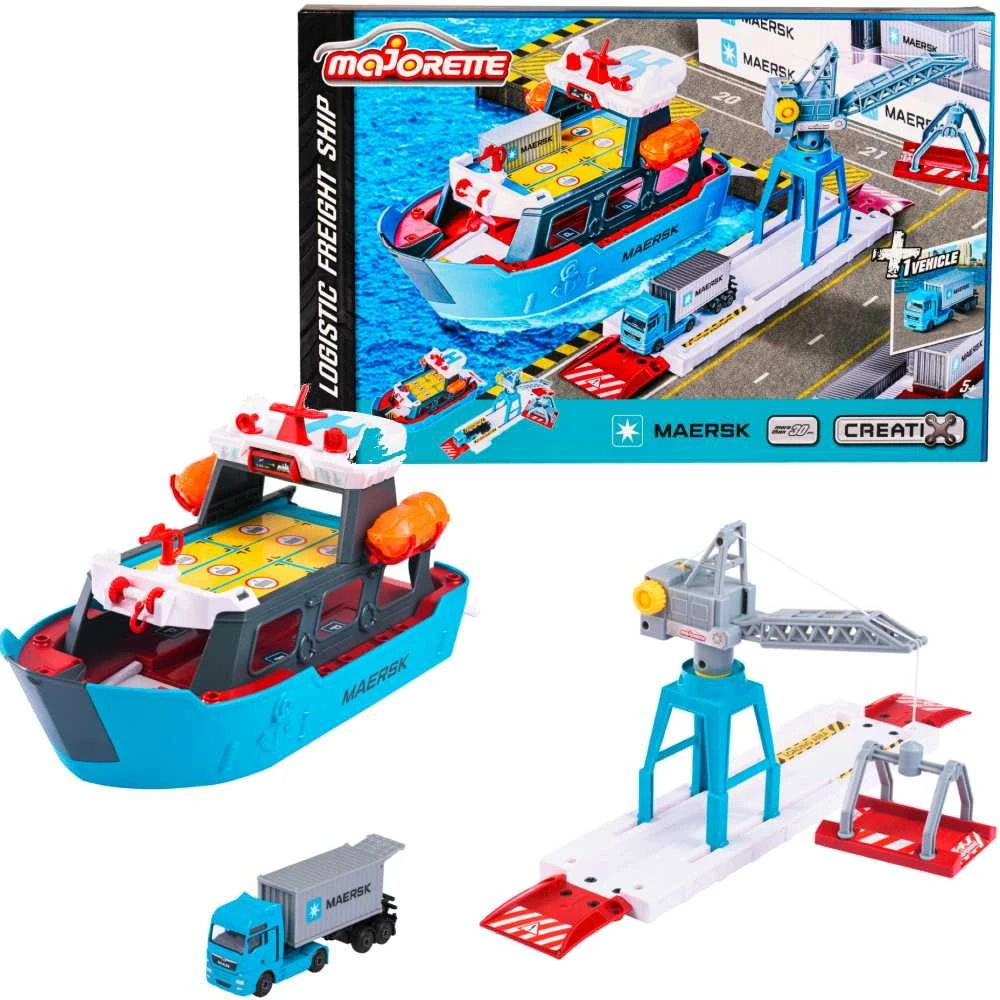 Majorette Spin Master Rinkinys Maersk + 1 pojazd
